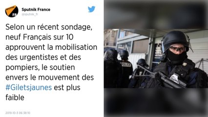 Neuf français sur 10 soutiennent la mobilisation des urgences et des pompiers