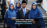 Lora Fadil Tempati Rumah Dinas DPR Bersama Tiga Istrinya