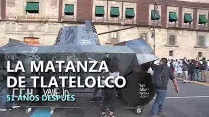 México conmemora el 51 aniversario de la matanza de estudiantes en Tlatelolco