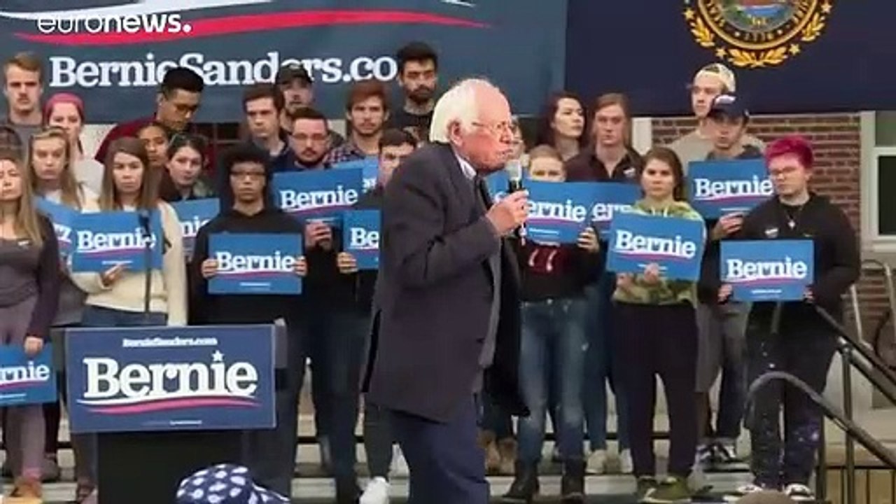 Rivais enviam mensagens de melhoras a Bernie Sanders