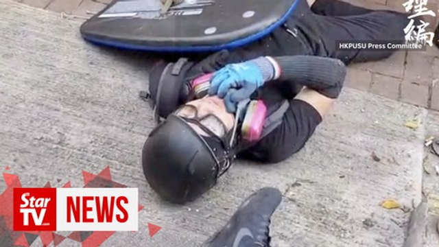 HK student charged with assault and rioting