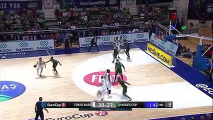 Matt Lojeski of Tofas Bursa had a career-high 8 assists against Limoges CSP