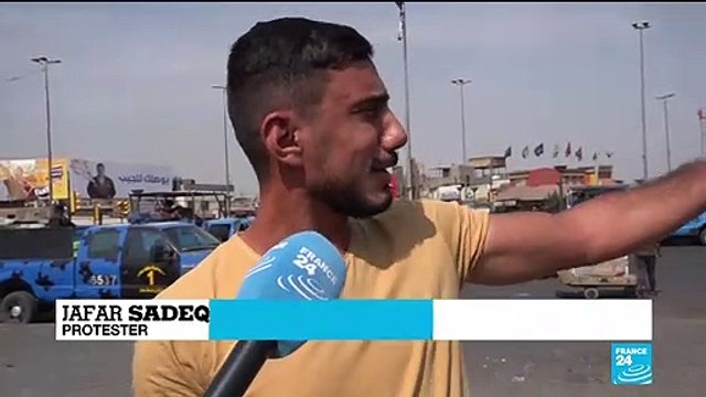 Iraq protests: The situation is extremely tense, we can hear shots being fired to disperse protesters