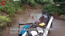 Hindistan’da otobüs nehre düştü