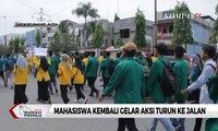 Ratusan Mahasiswa Aceh Kembali Unjuk Rasa di Gedung DPRD