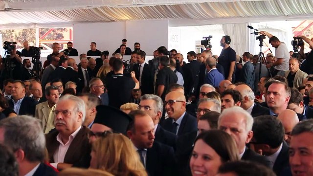 Ο πρωθυπουργός στην τελετή θεμελίωσης μονάδας φυσικού αερίου στον Άγιο Νικόλαο
