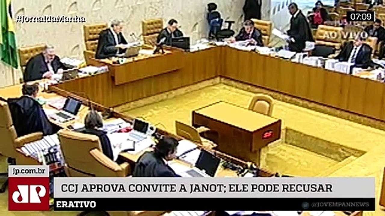CCJ aprova convite a Janot; ele pode recusar