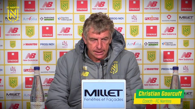 Christian Gourcuff avant FC Nantes - OGC Nice