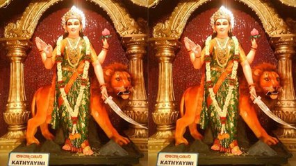 Descargar video: Navratri Day 6 मां कात्यायनी पूजा विधि और मंत्र जाप | Katyayani Puja Vidhi and Bhog | Boldsky