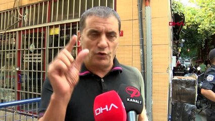 Beyoğlu'nda çökme riski olan binadaki esnaf yeni olan depremler binayı bu hale getirdi