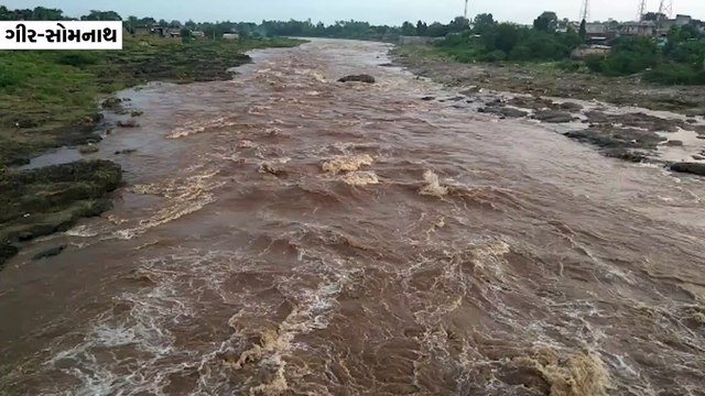 ગીર-ગઢડાના અનેક ગામોમાં ધોધમાર વરસાદ, એક કલાકમાં 3 ઇંચ વરસાદ વરસ્યો