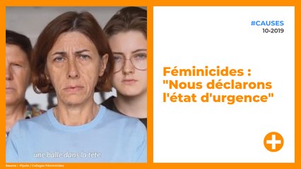Féminicides : "Nous déclarons l'état d'urgence"