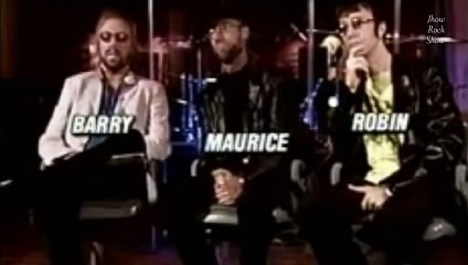 Barry Gibb, Robin Gibb and Maurice Gibb in Interview Brazil Dublado