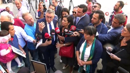 Avrupa Konseyi heyetinden HDP il binası önünde eylem yapan ailelere ziyaret