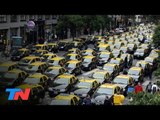 Taxistas cortan puentes y avenidas en toda la ciudad protestando contra Uber