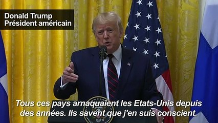 Fortes taxes américaines sur une myriade de produits européens
