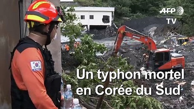 Corée du Sud: les secours à la recherche de survivants d'un glissement de terrain