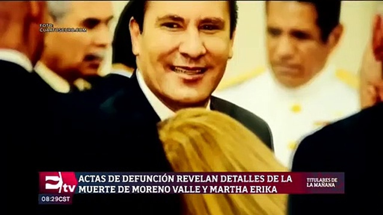 Actas de defunción de Martha Erika Alonso y Moreno Valle presentan irregularidades