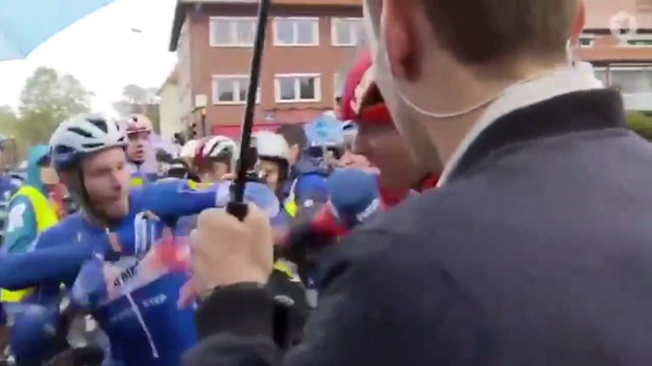 Cycling - Münsterland Giro 2019 - Alvaro Hodeg Wins, Florian Senechal Hits Max Walscheid After Big Crash In Final