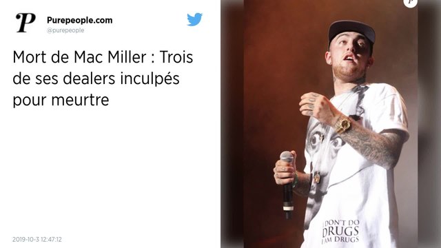 Mort du rappeur Mac Miller : trois hommes inculpés par la justice américaine
