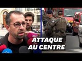 Les images du secteur entièrement bouclé dans le centre de Paris après une attaque au couteau