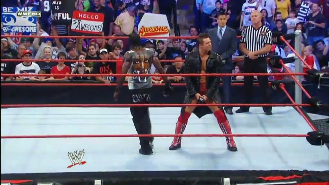 tripel h cm punk vs r truht the miz VENGEANCE 2011
