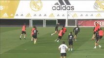 Courtois es baja en el entrenamiento del Real Madrid