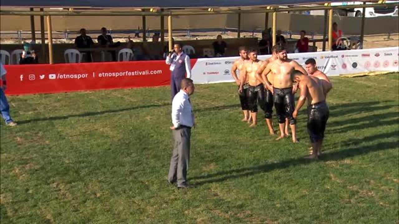 4. Etnospor Kültür Festivali - Baş Pehlivanlar Yağlı Güreş Müsabakaları