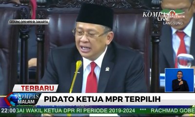 Descargar video: Usai Dilantik, Bambang Soesatyo Sampaikan Pidato Sebagai Ketua MPR RI 2019-2024