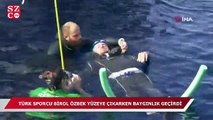Serbest Dalış Deniz Bireysel Türkiye Şampiyonası'nda korkutan anlar