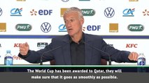 France boss Deschamps ignoring Qatar for now