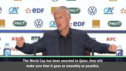 France boss Deschamps ignoring Qatar for now