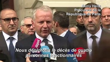 Attaque à la préfecture police: les victimes sont trois hommes et une femme