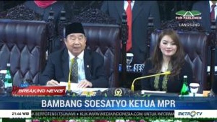 Pantun Penutup Ketua MPR Sementara Disambut Riuh Tepuk Tangan