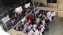 İÜ Biyoloji öğrencileri eylem