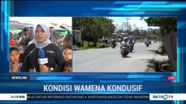 Kondisi di Kota Wamena Mulai Membaik