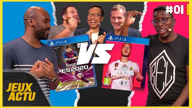 FIFA 20 VS PES 2020 : qui est le meilleur ? LE CLASH ! - L'ÉMISSION JEUXACTU #01
