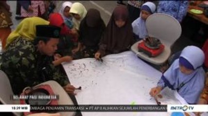 Ratusan Murid SD di Salatiga Membatik Berbagai Motif