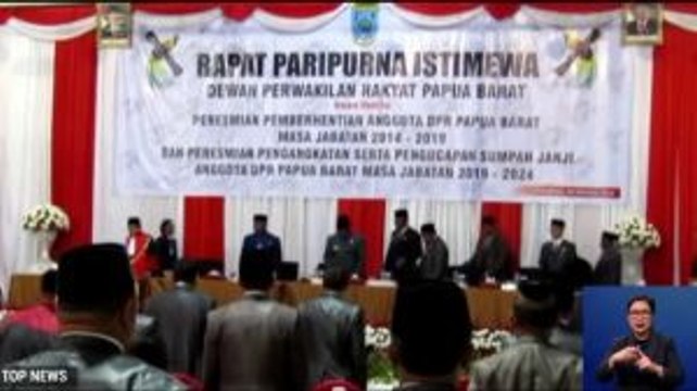 Anggota DPRD Papua Barat Periode 2019-2024 Resmi Dilantik