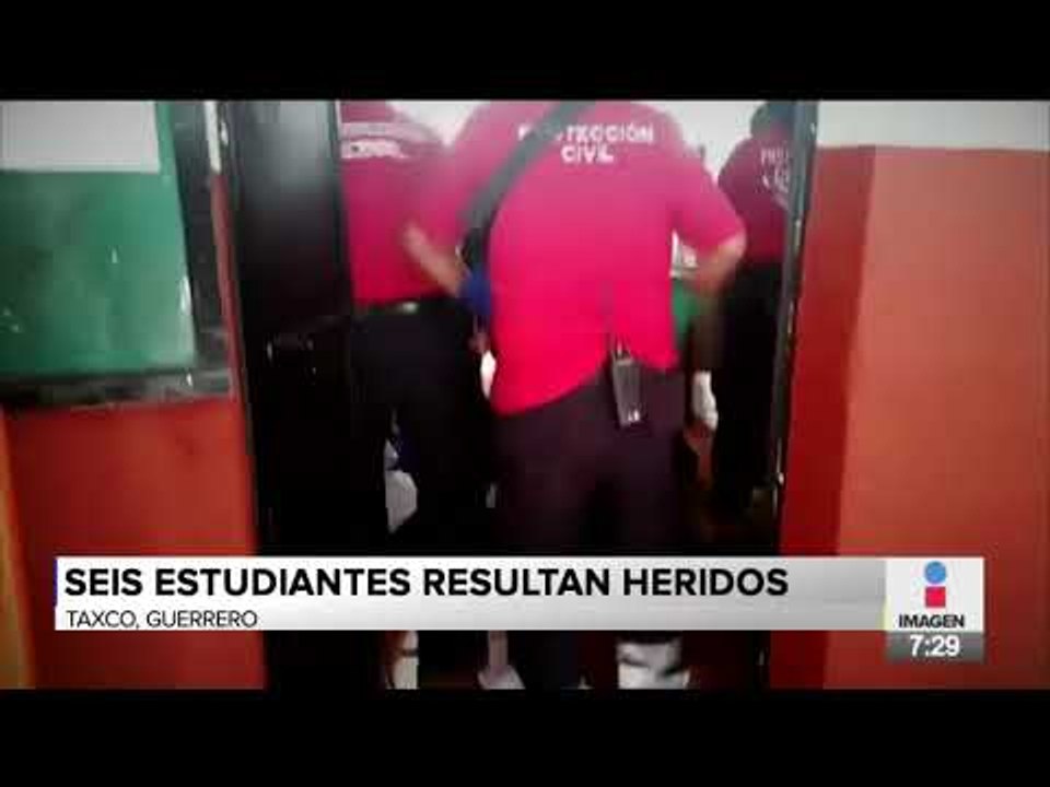 Seis estudiantes resultan heridos tras una balacera en Taxco | Noticias con Francisco Zea