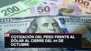 Así cerró el peso frente al dólar