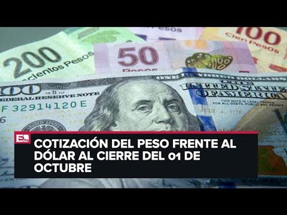 Así cerró el peso frente al dólar