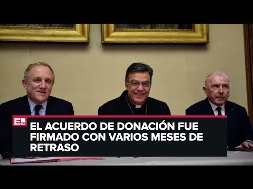 Magnates Pinault donan 100 millones de euros a Notre Dame