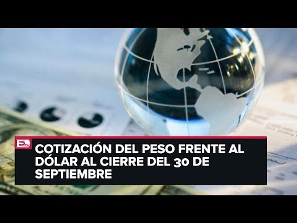 Así cerró el peso frente al dólar
