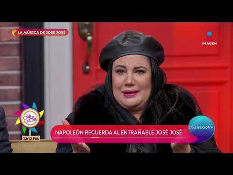 Napoleón dedica emotivas palabras a José José | Sale el Sol