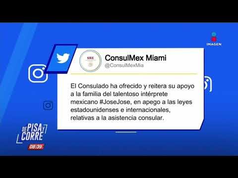 José Joel y Marysol Sosa piden apoyo al Consulado de México en Miami | De Pisa y Corre
