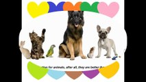 I have much love and affection for animals, better than humans! [Quotes and Poems]