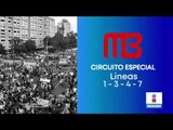 El metro y metrobús cerrarán estaciones por la marcha del 2 de octubre | Yuriria Sierra
