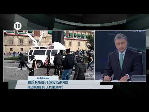 Concanaco pide castigo para anarquistas que dañaron el Centro Histórico