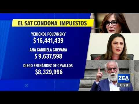 ¿Usted ya pagó sus impuestos? El SAT perdonó a estos famosos | Noticias con Francisco Zea